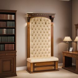 Прихожая с ящиком Тауэр 1/1 Орех Беж