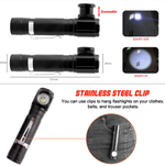 Фонарь Огонь HТ-786 USB (2-в-1) магнит