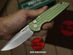 Нож Pro-Tech TR-4.3 - зеленая рукоять RK/Н111