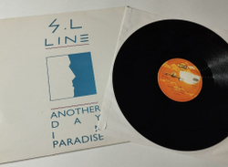 Винтажная виниловая пластинка LP S.L. Line Another Day In Paradise (Spain 1990) Maxi Single 45 RMP