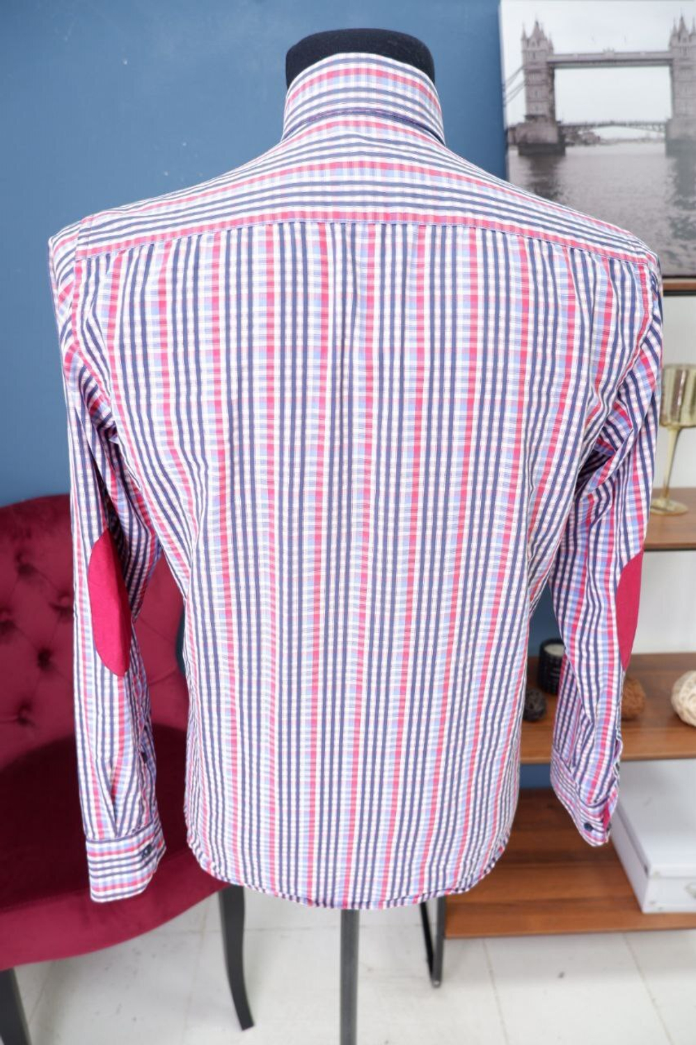 Рубашка Arbiatti в клетку 44-46 размер