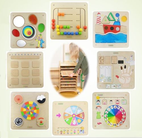 Комплект образовательных панелей "Сенсорное развитие" (Передвижной)