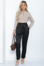 Брюки Бомонд (черные) Б11965 LT Collection