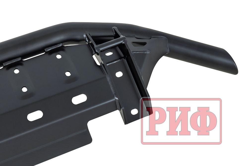 Бампер силовой передний Toyota Land Cruiser Prado 120 c защитой радиатора РИФ