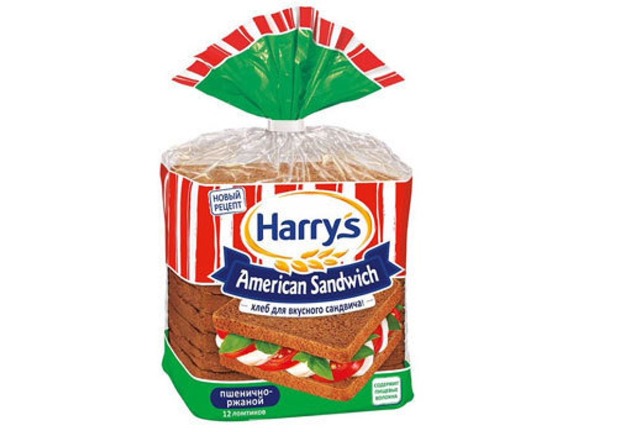 Хлеб сандвичный пшенично-ржаной Harrys, 470г