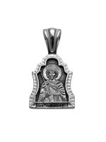 Образок из серебра/Чернение/Георгий Победоносец