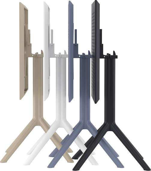 Стол пластиковый складной Sky Folding, 60х60 см, бежевый