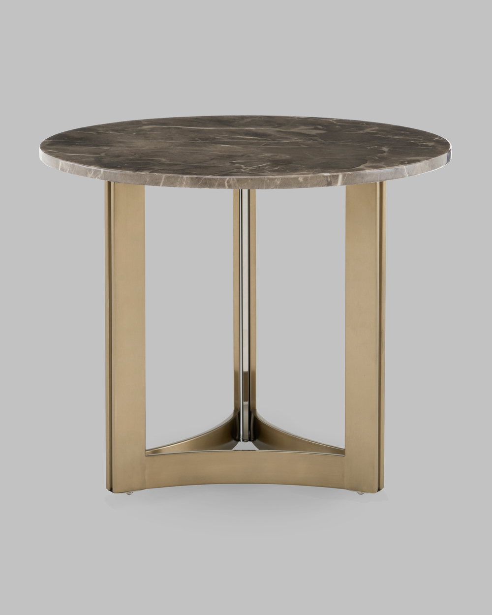 Журнальный столик Кассия 60*60 см темная керамика