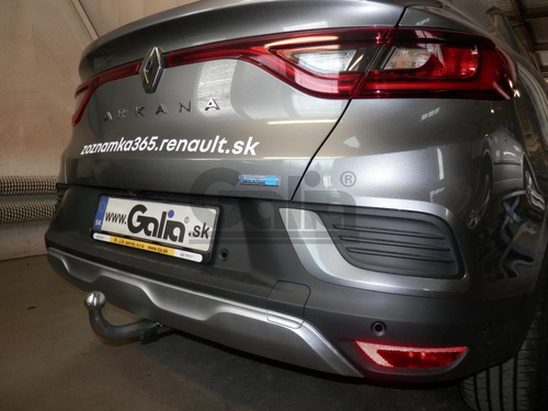 Оцинкованный фаркоп на Renault Arkana (только Европейская версия) 2019- (без электрики), Galia R105C