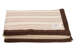 Плед 140х180 Grace серая полоска от CO.BI. серый Италия