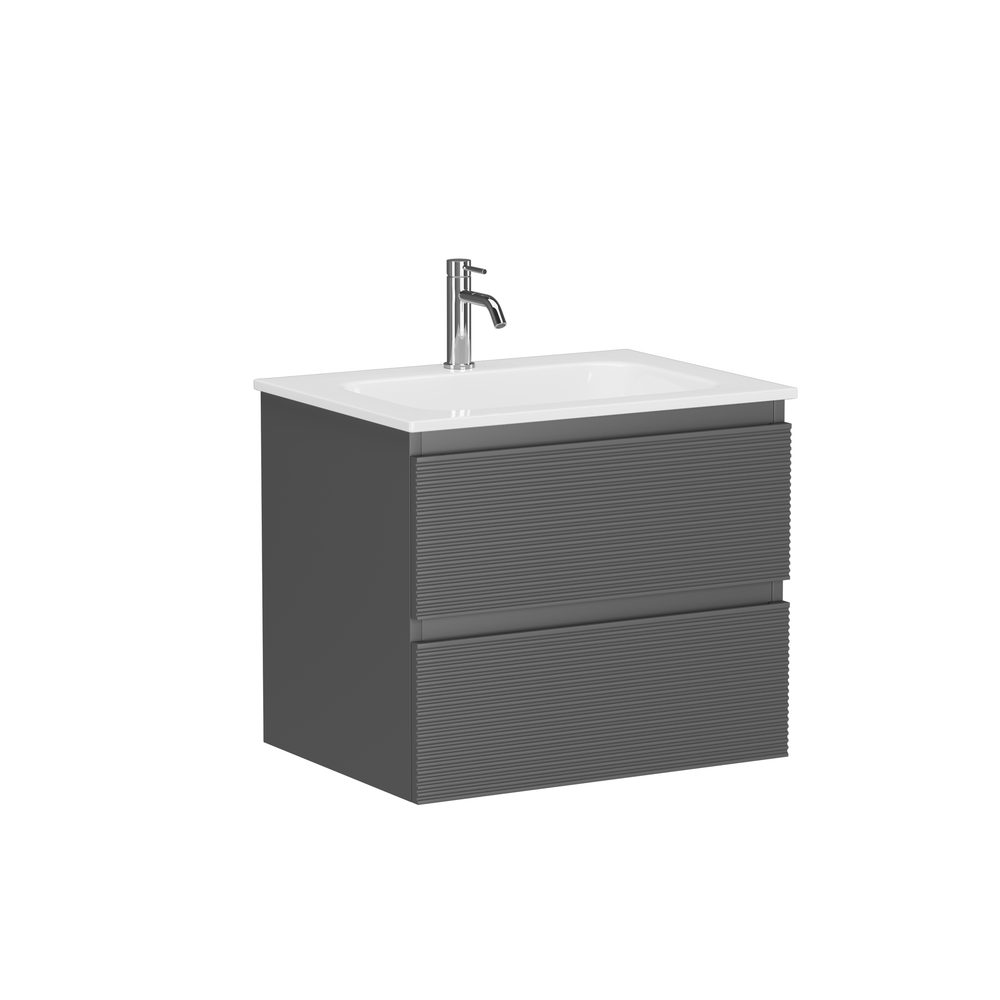 Тумба с раковиной Sancos Folk 60 см FL60GS grey soft