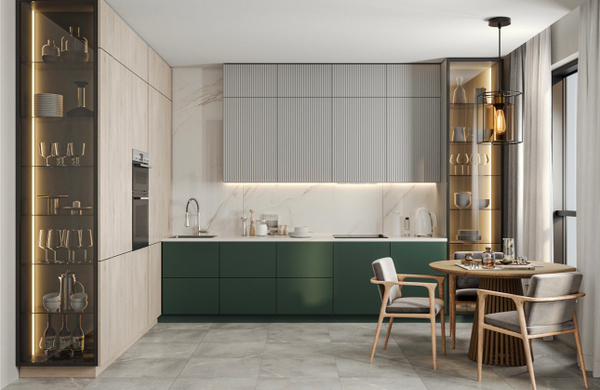 Примеры современных кухонь в дизайне из интернета