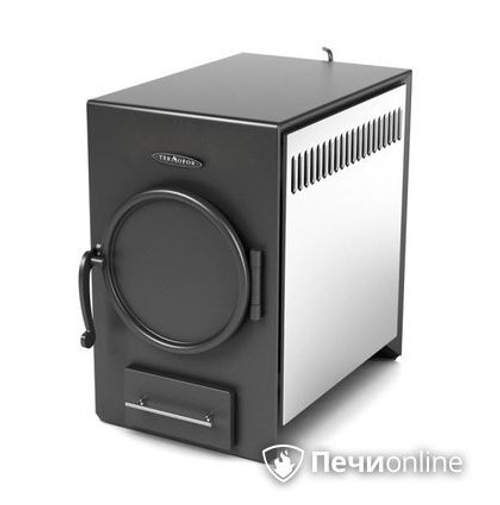 Печь-буржуйка TMF Нормаль-2 антрацит НК труба сзади