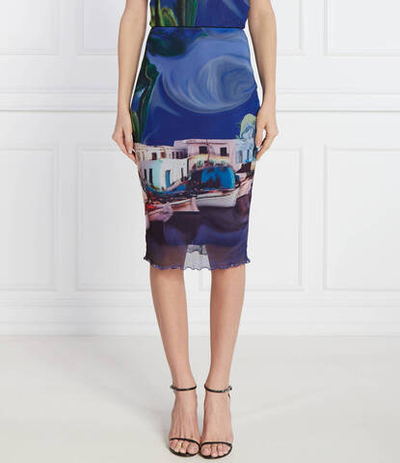 Юбка Desigual. x Monsieur Christian Lacroix Desigual - темно-синий(24SWFK05)