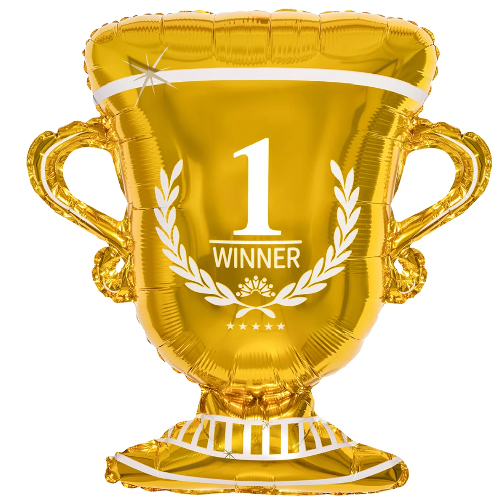 Шар (29''/74 см) Фигура, Кубок Чемпиона, Золото, 1 шт. в уп.
