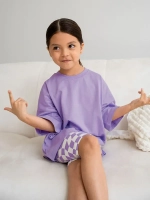 Футболка для девочки оверсайз