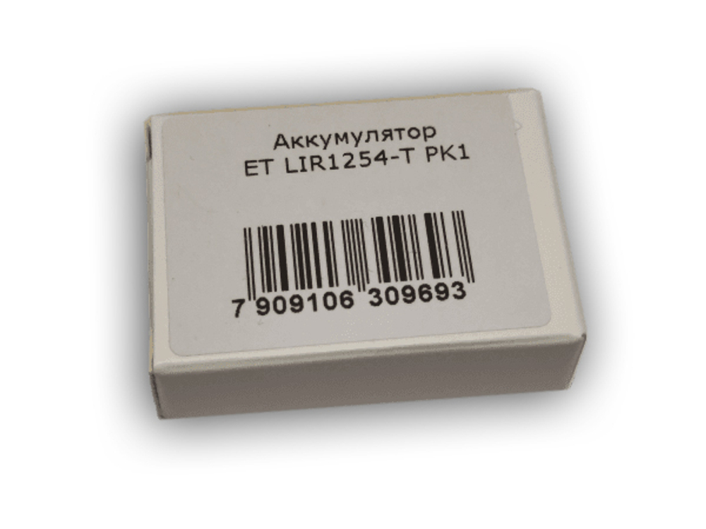Аккумулятор ET LIR1254-T PK1
