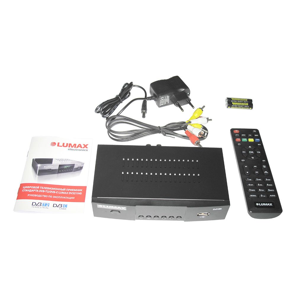 Lumax DVB-T2 DV3211HD Цифровой телевизионный приемник Тюнер