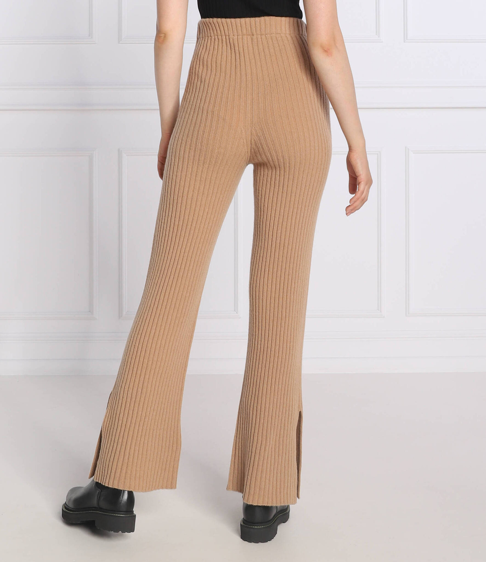 Хлопковые трикотажные штаны TWINSET - светло-коричневый(222TP3342)