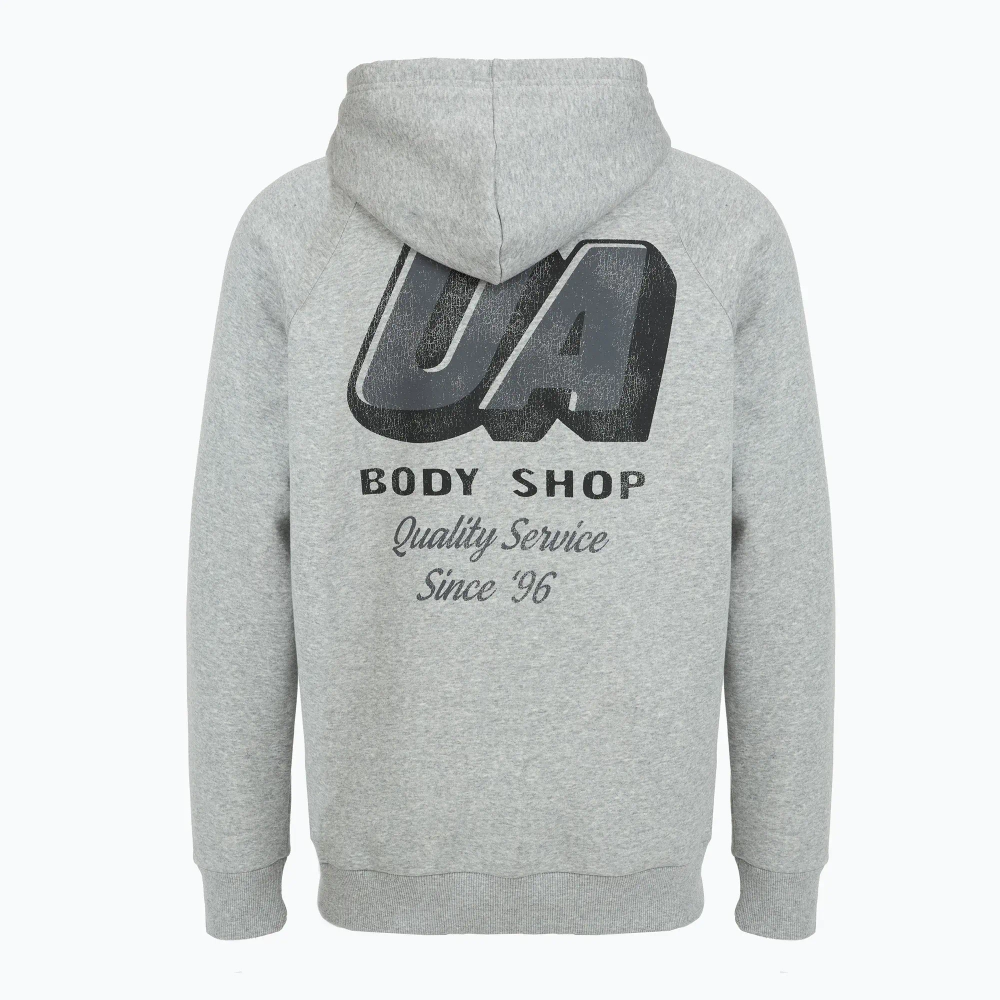 Худи Under Armour Rival Fleece HBR Logo серая