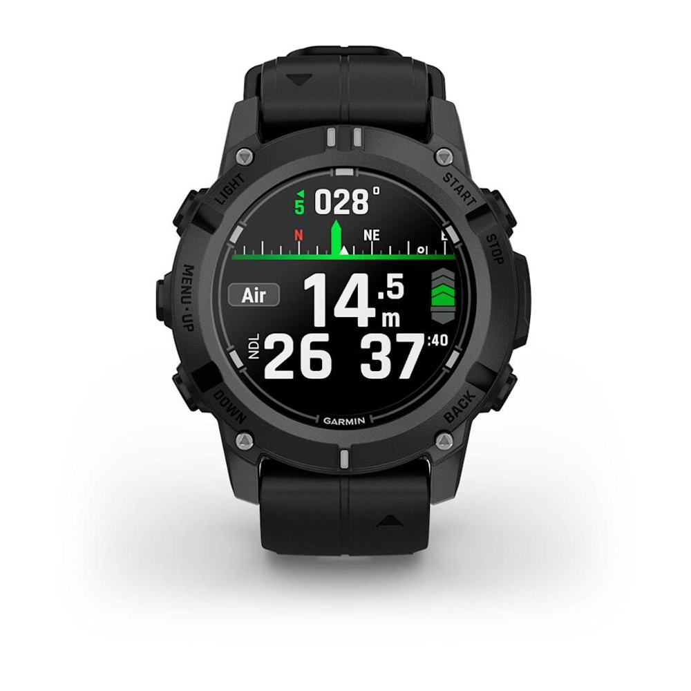 Умные часы Garmin DESCENT G2 BLACK WITH BLACK BAND