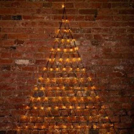 Гирлянда "Сеть" 2х2х1.5м,  свечение с динамикой, черный ПВХ, 136 LED, 230 В, цвет: Тёплый белый