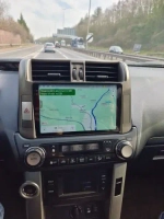 Магнитола для Toyota Land Cruiser Prado 150 2009-2013 (рамка графит) - Teyes CC3-2K QLed Android 10, ТОП процессор, SIM-слот, CarPlay