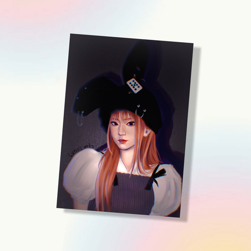 Арт принт / lynx / NewJeans / Хэрин