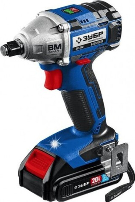 Гайковерт аккумуляторный ЗУБР GB-250-22 бесщеточный Профессионал