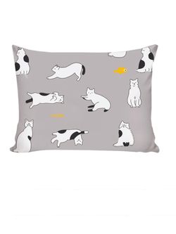 Постельное белье сатин Milky Garden "Локки/Локки (компаньон)" 1,5-сп Наволочка 50x70 см 1 шт Простынь на резинке 90x200 см Пододеяльник 145x215 см