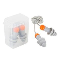 Беруши Jeta Safety JEM 31, противошумные, многоразовые, силиконовые, в пластиковом боксе, со шнурком