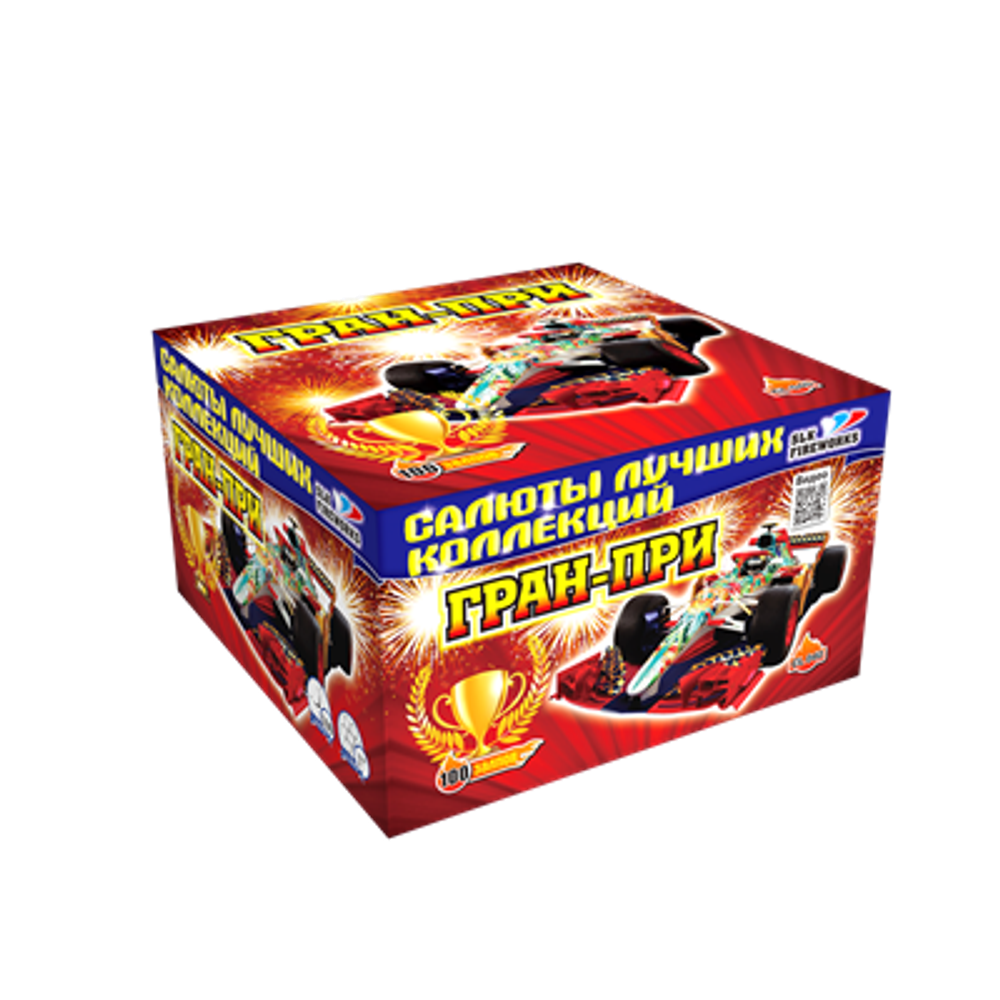 Фейерверк, батарея салютов Гран-при 100 х 1"