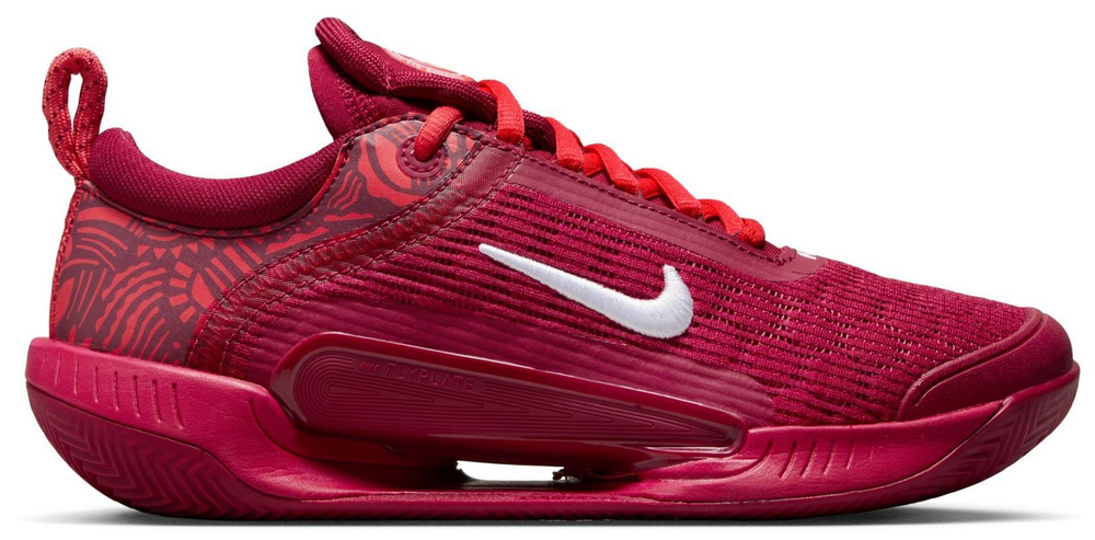 Женские Кроссовки теннисные Nike Zoom Court NXT Clay - noble red/white/ember glow