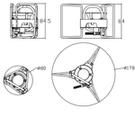 Бензиновая горелка TURBINE FMS-F5 80х84.5 мм, 3200 Вт + 0,5л, FMS-F5