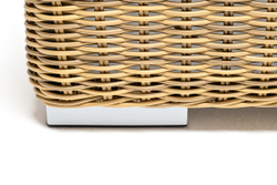 "Боно" лаунж-зона из искусственного ротанга, цвет соломенный