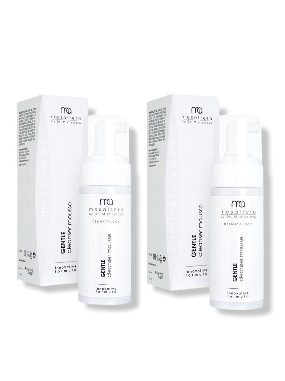 Mesaltera by Dr. Mikhaylova Gentle Cleanser Mousse - Профессиональная пенка-мусс для умывания Джентл от Мезалтера,  150 мл