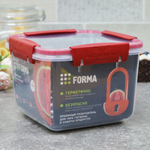 Контейнер 1,7л герметичный "Butterfly bright" (красный)