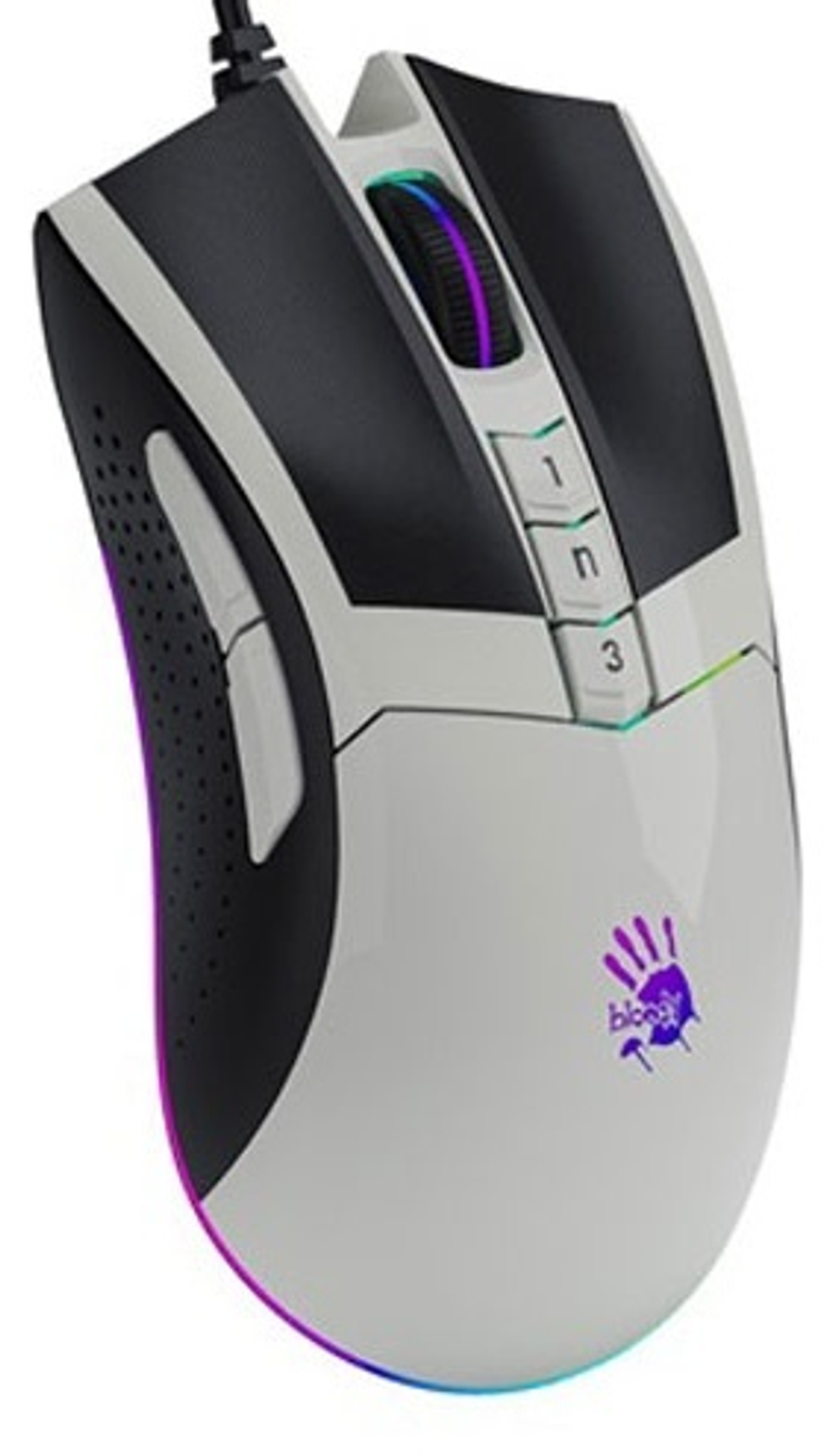 Мышь A4Tech Bloody W90 Max белый