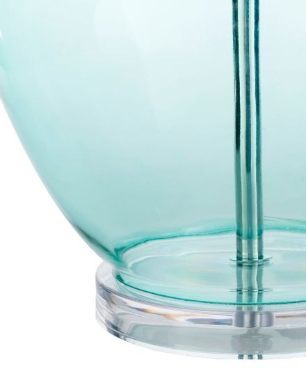 Зеленая настольная лампа “Монток”