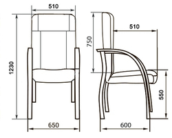 Кресло для руководителя NAPOLI AD