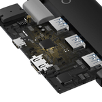 USB Хаб Baseus Lite 5in1 Type-C HUB (Type-C to HDMI+3xUSB3.0+PD) - Black