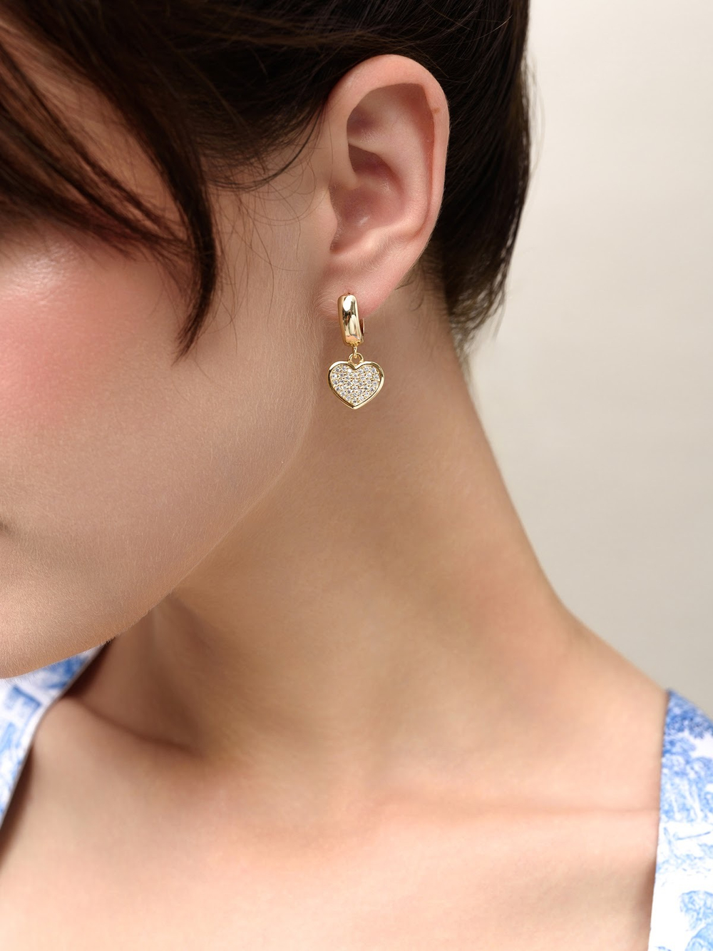 Серьги "Angel heart" Gold