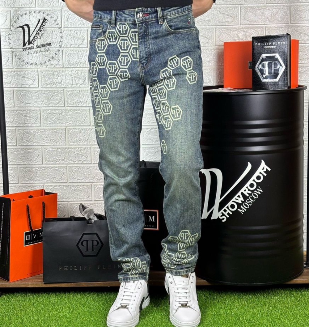 Джинсы Philipp Plein Honeycomb