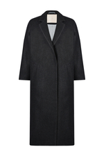 Серое пальто из кашемира