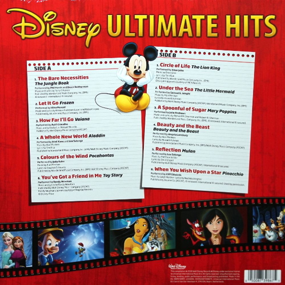 Сборник / Disney Ultimate Hits (LP)