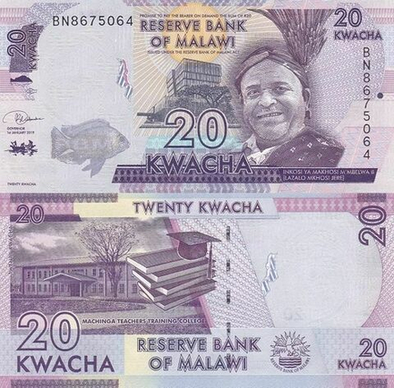 Малави 20 квача 2014-2020 Педагогический колледж Мачинга UNC