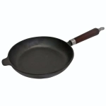 Сковорода чугунная 22см с деревянной ручкой CIF22-W