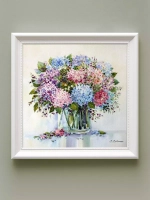 Картины на стену интерьерные на холсте 4 шт, 23*23 см