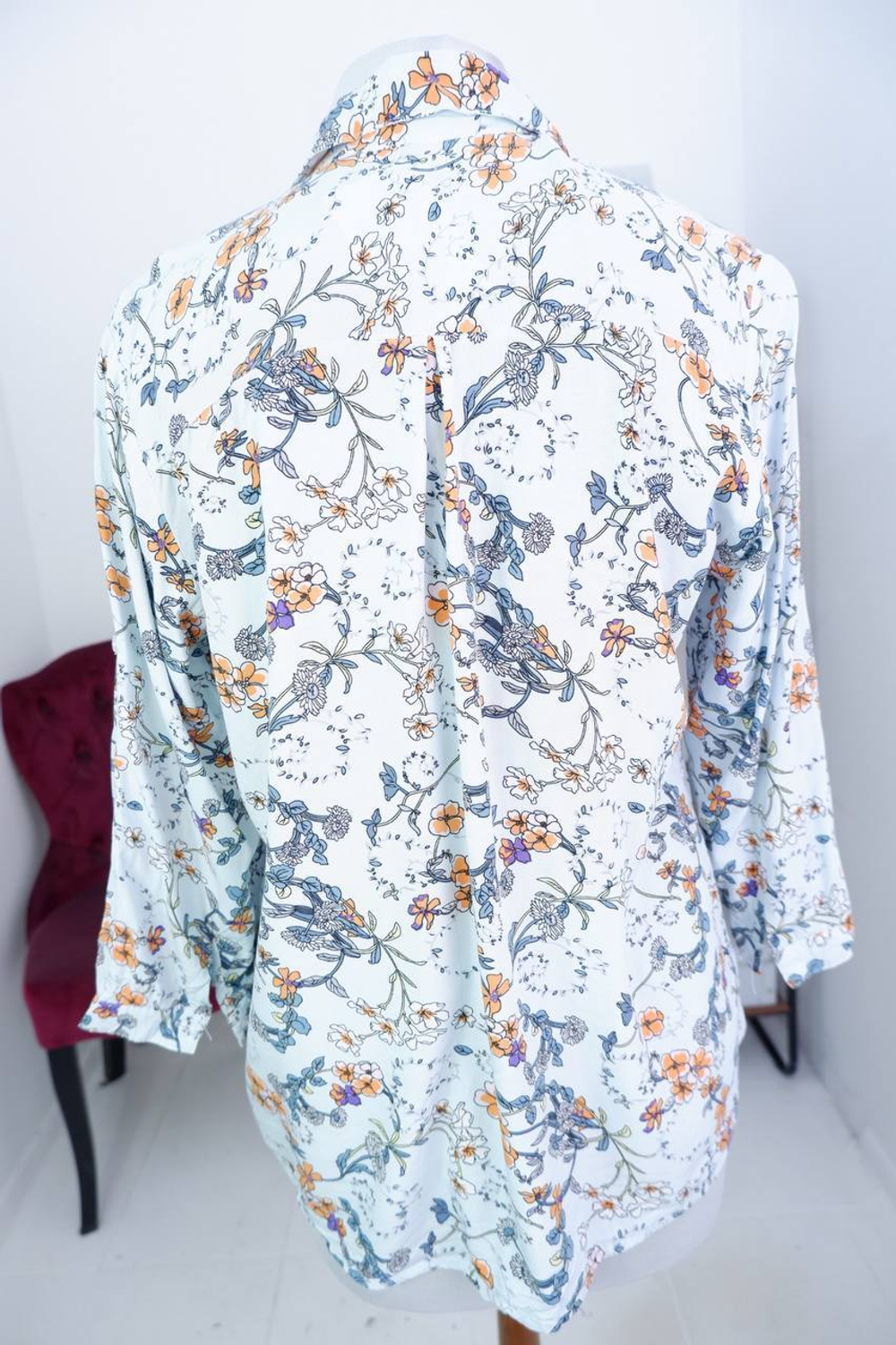 Блузка KENLEN цветочная из вискозы 52 размер