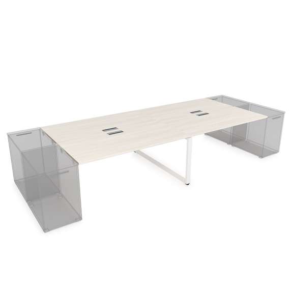 СТБД-О.978 Стол системы БЕНЧ на 4 рабочих места, приставной (2400*1435*750)